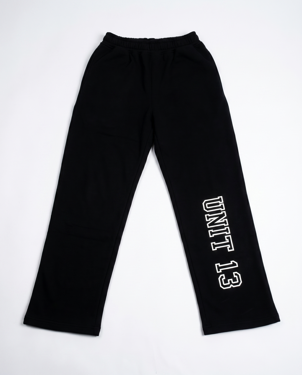 UNIT13 DARK CIRCLE - Straight-Leg Sweatpants - black