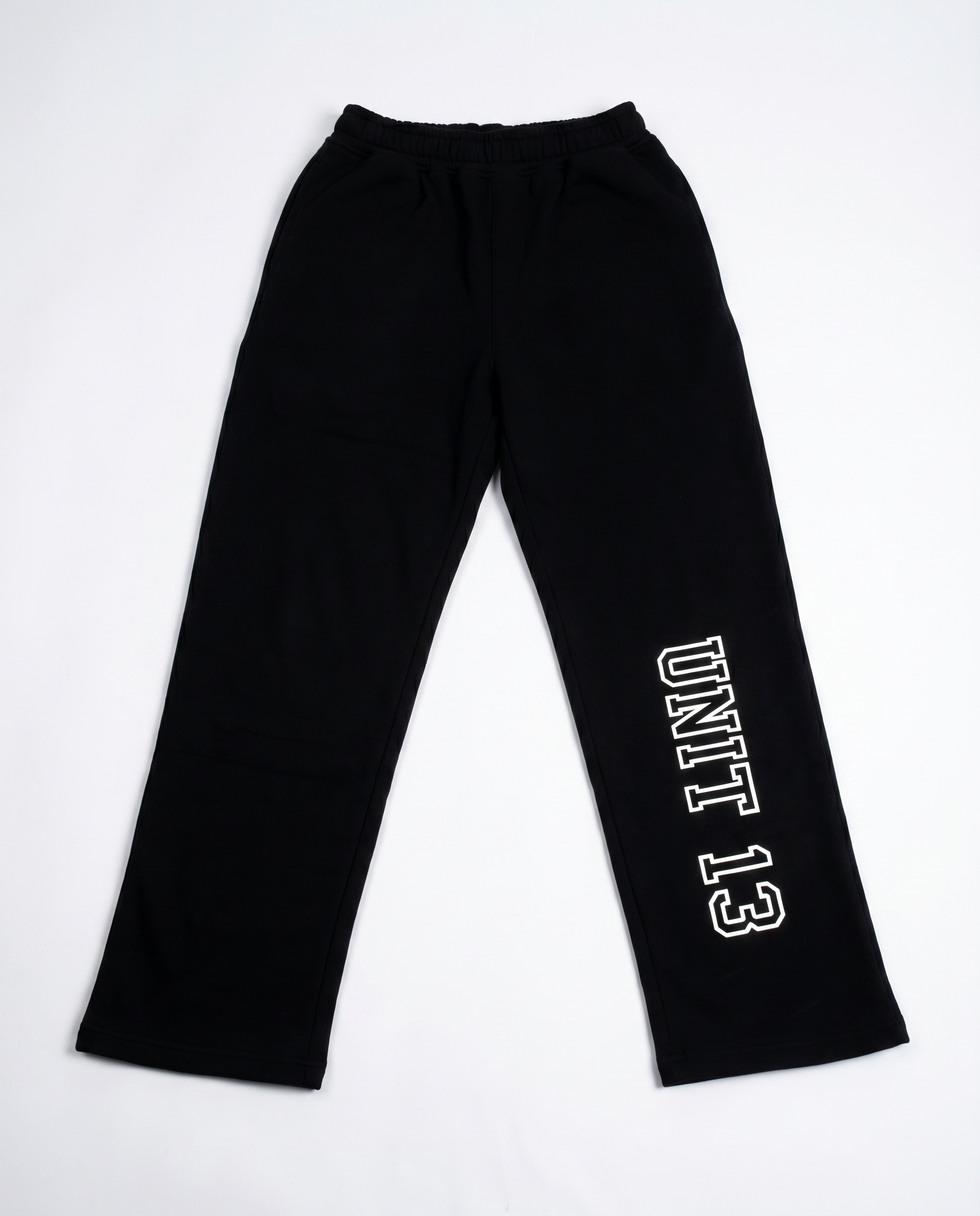 UNIT13 DARK CIRCLE - Straight-Leg Sweatpants - black