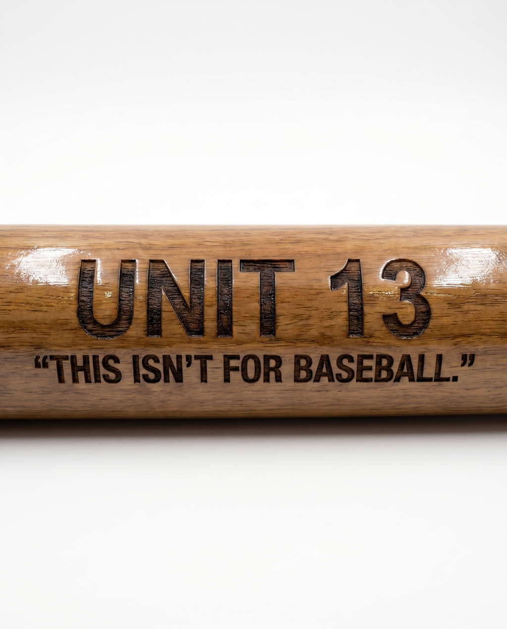 UNIT13 '' THIS ISN'T FOR BASEBALL.'' Wooden Baseball Bat