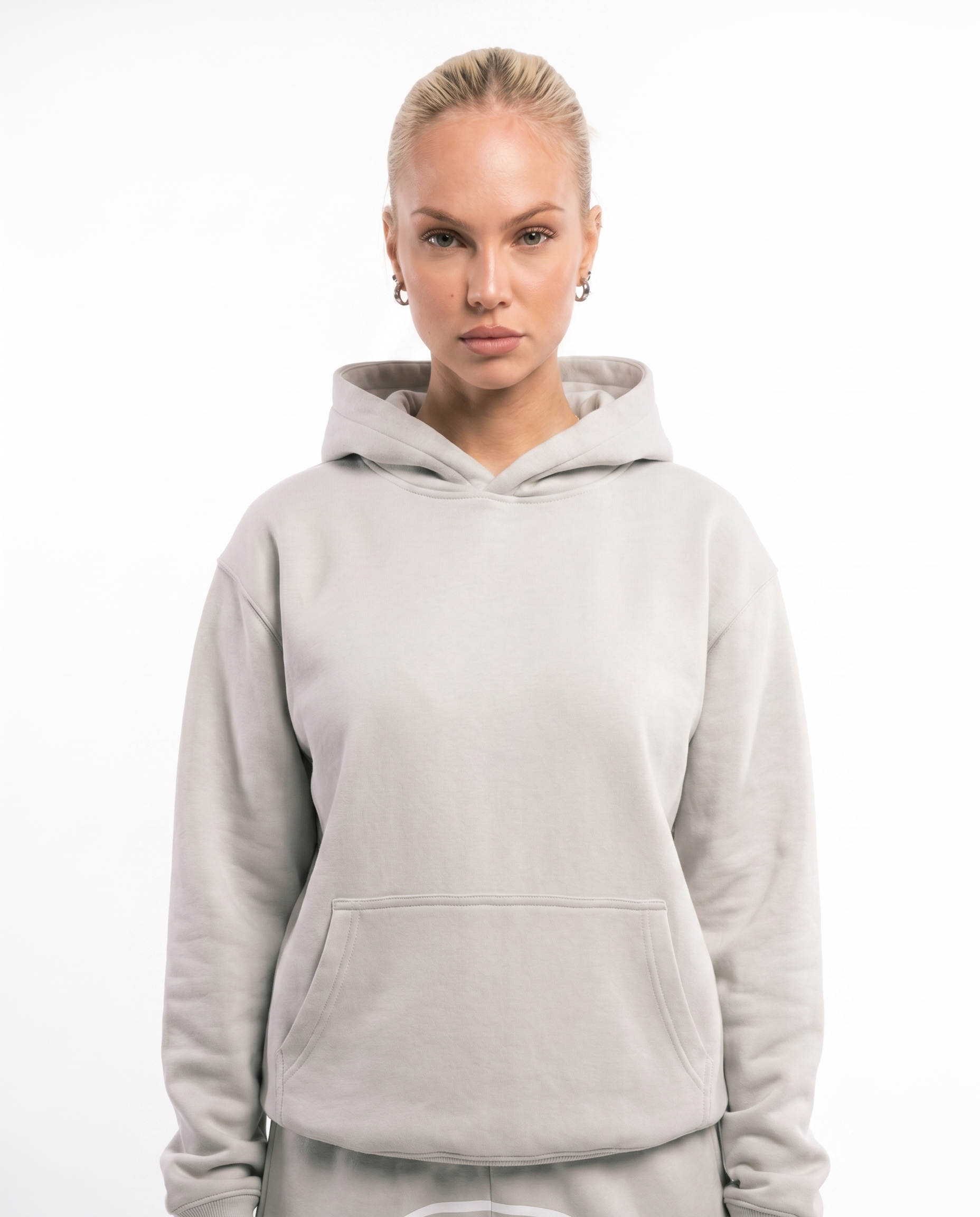 UNIT13 OUTSIDE THE CIRCLE - Hoodie - stone grey