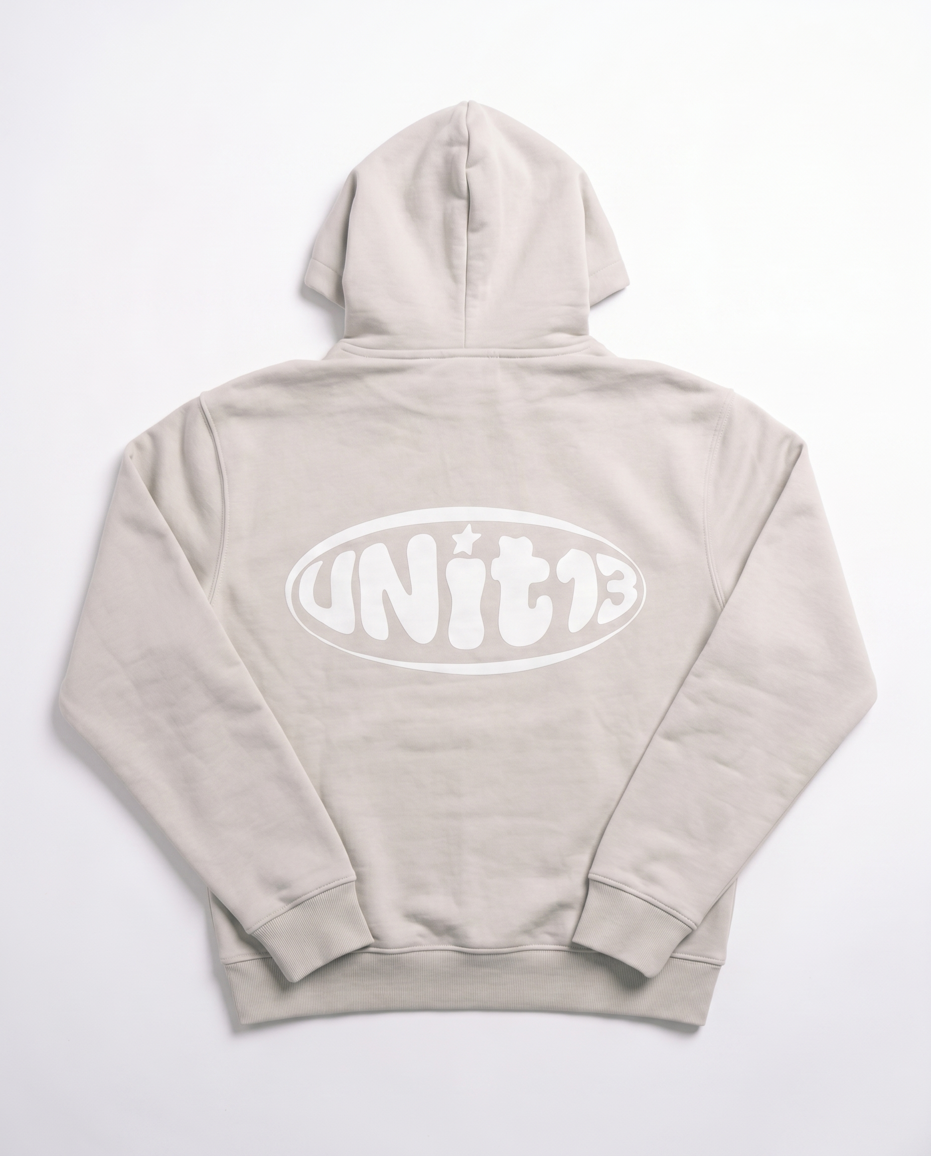UNIT13 OUTSIDE THE CIRCLE - Hoodie - stone grey