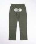 UNIT13 OUTSIDE THE CIRCLE - Straight-Leg Sweatpants - olive green