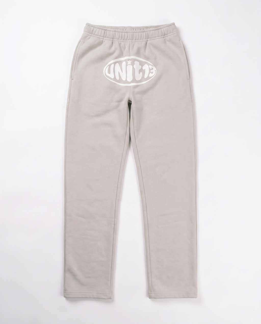 UNIT13 OUTSIDE THE CIRCLE - Straight-Leg Sweatpants - stone grey