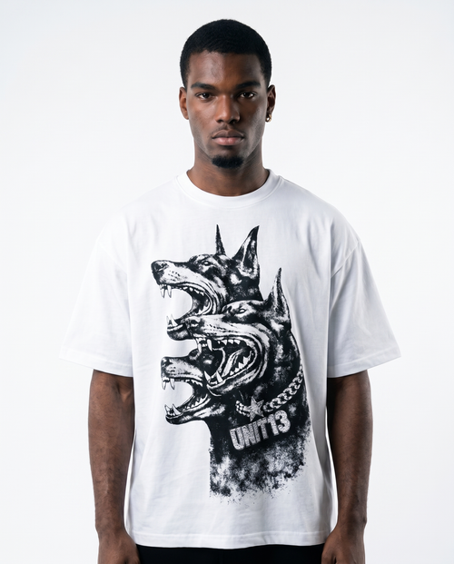 UNIT13 CERBERUS - T-Shirt - white