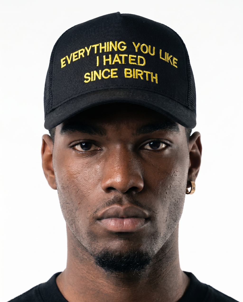 UNIT13 EVERYTHING YOU LIKE I HATED SINCE BIRTH - Cap - black/yellow