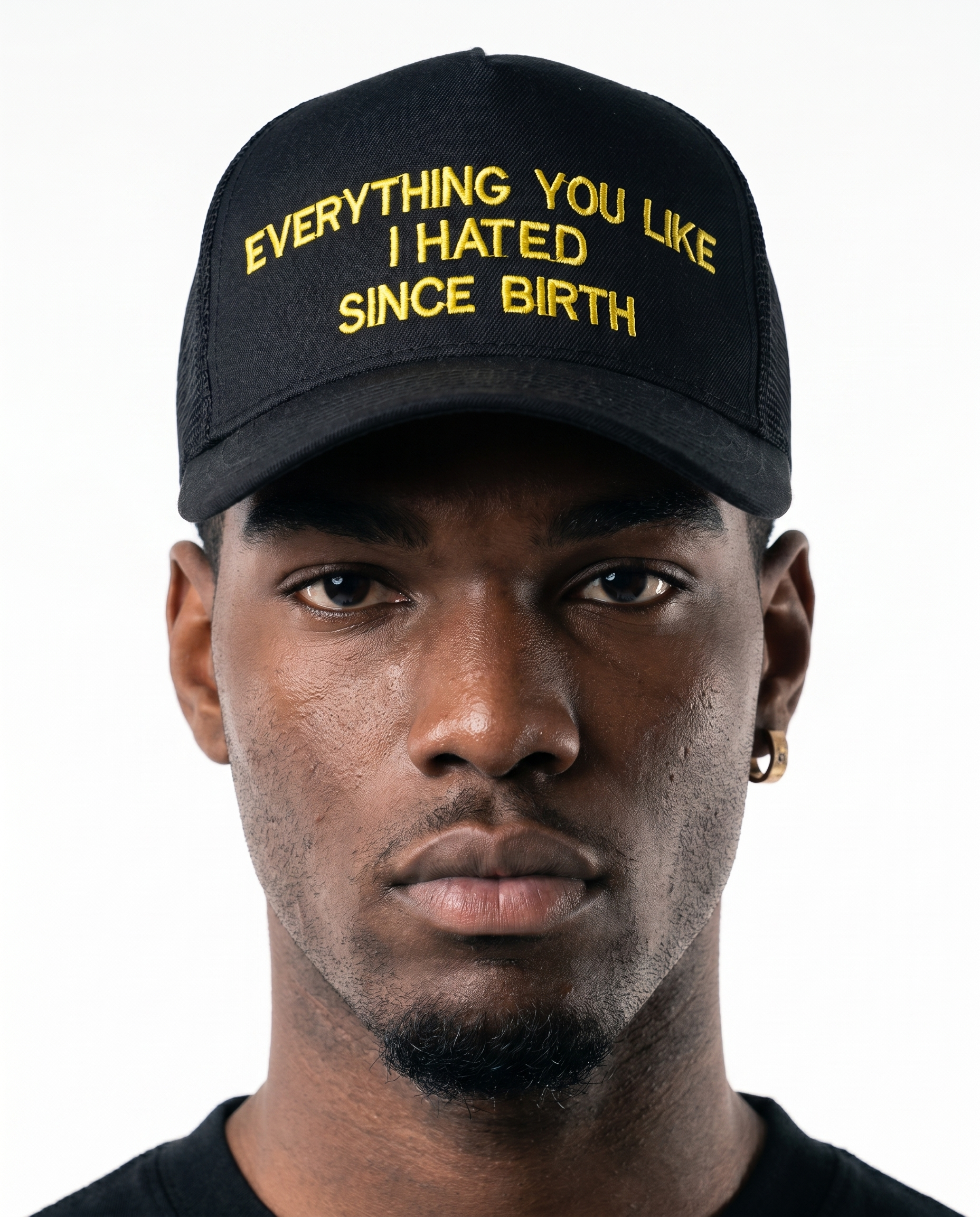 UNIT13 EVERYTHING YOU LIKE I HATED SINCE BIRTH - Cap - black/yellow
