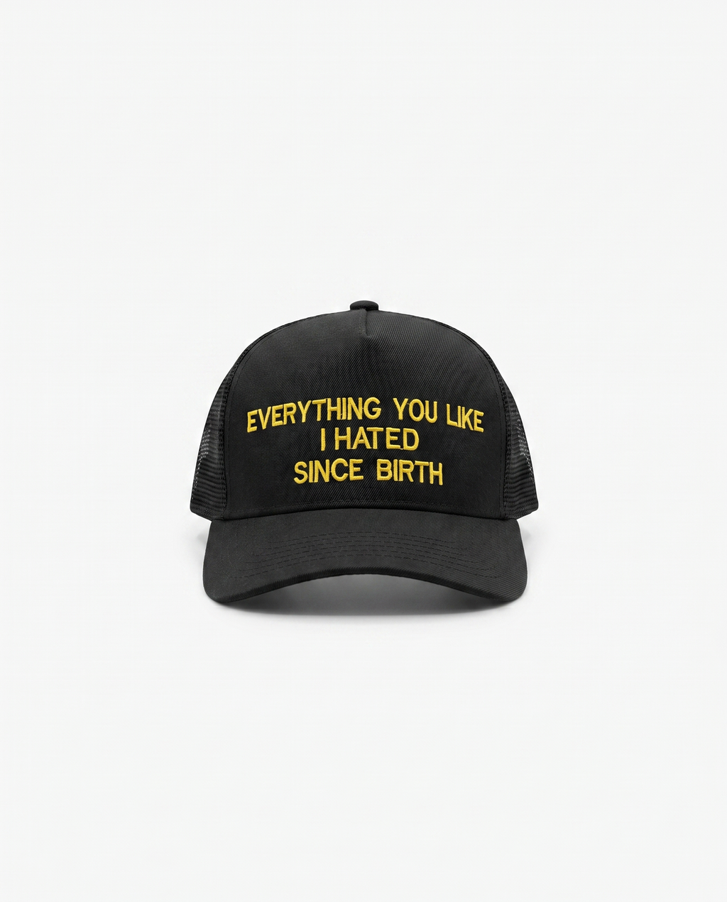 UNIT13 EVERYTHING YOU LIKE I HATED SINCE BIRTH - Cap - black/yellow