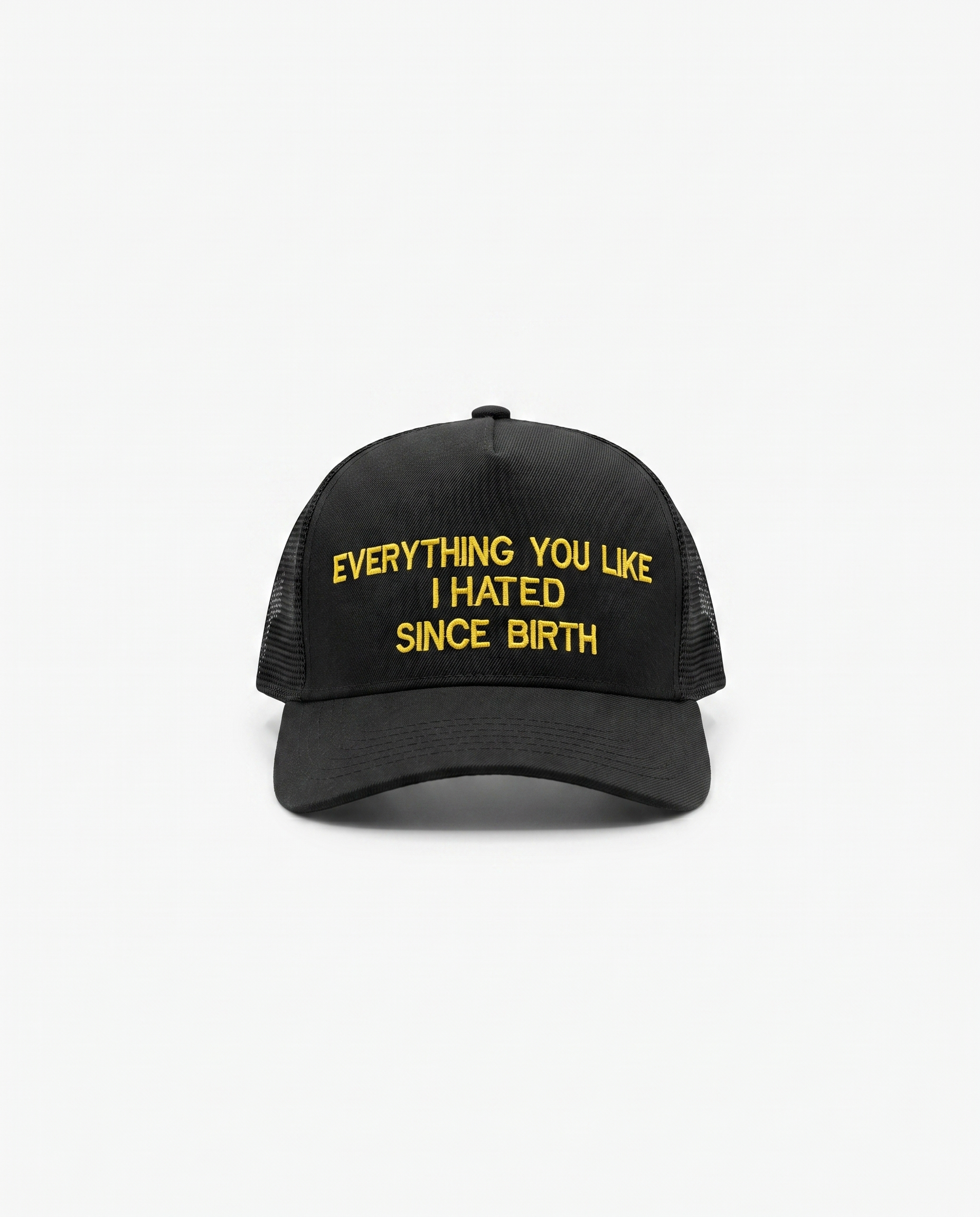 UNIT13 EVERYTHING YOU LIKE I HATED SINCE BIRTH - Cap - black/yellow